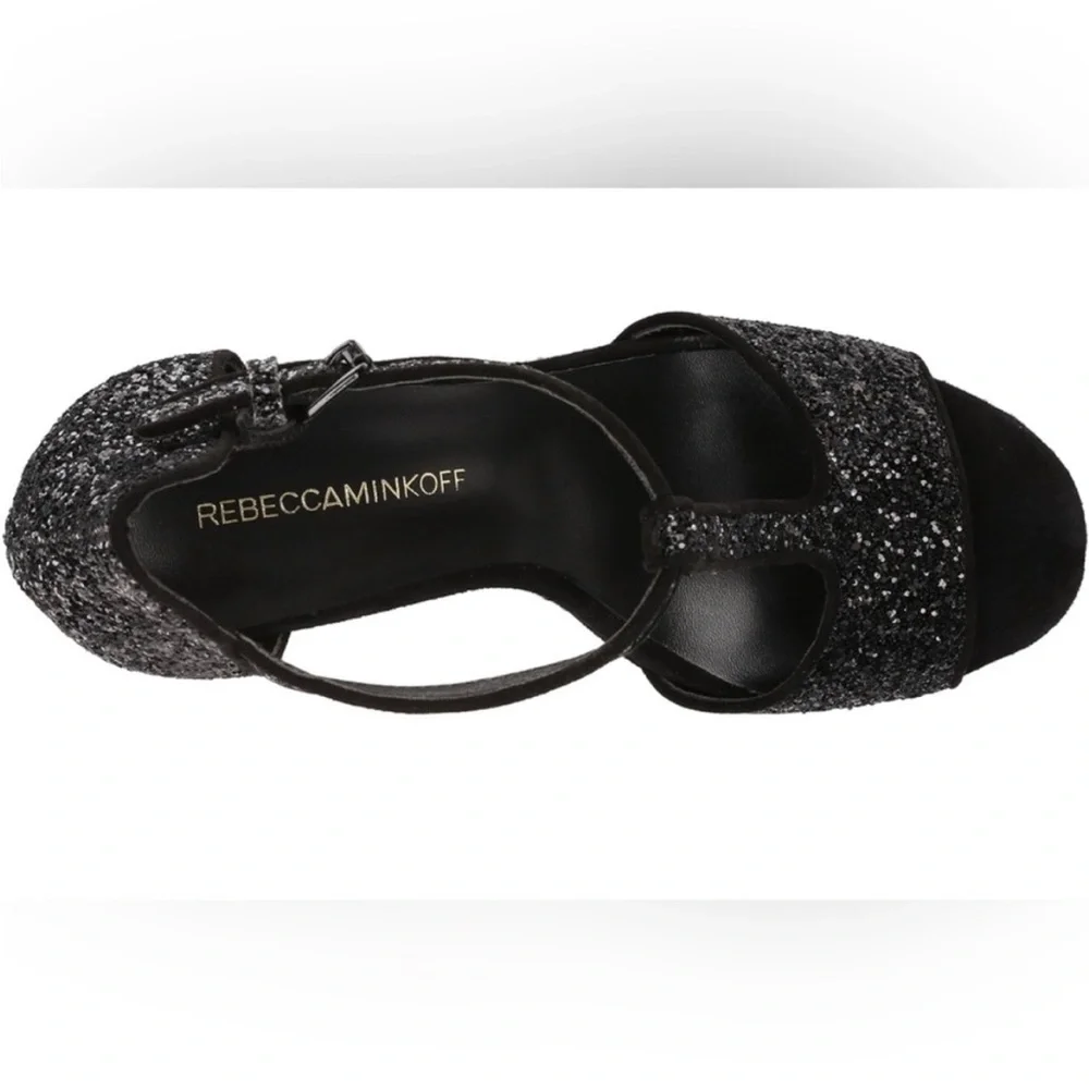 REBECCA MINKOFF Women's Rosa T-Strap Platform Sandals 7.5 Y2K
